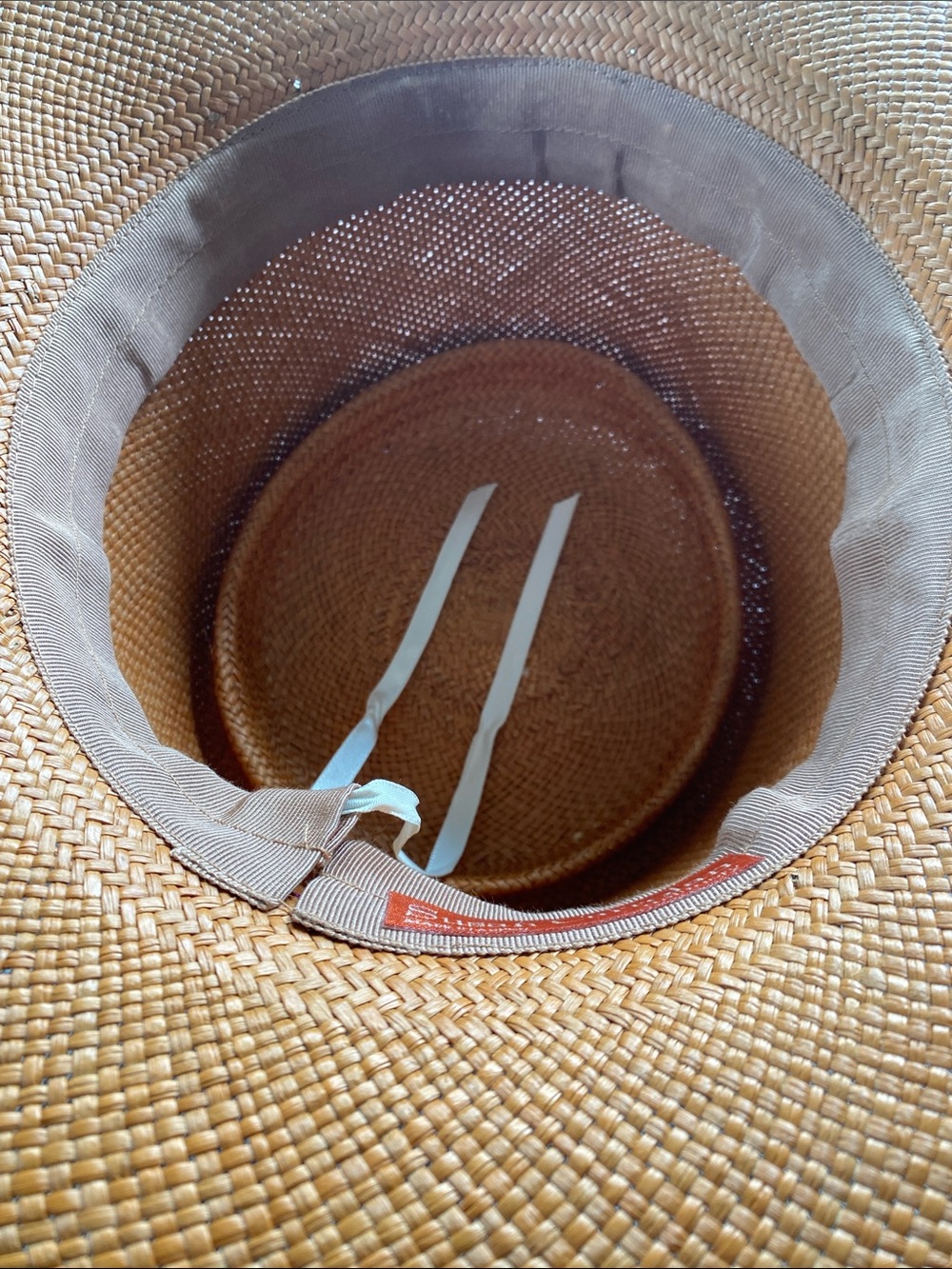 Straw Hat. Susan Carrolan Millinery Made In Aspen. Little shell embellishments. - Picture 11 of 11